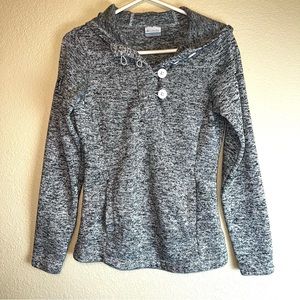 Columbia Women’s Gray Green Darling Days Hoodie Sz S